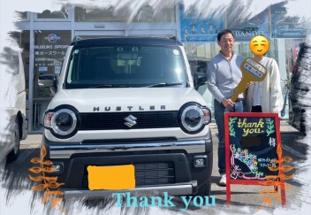 U様　新車ﾊｽﾗｰご納車おめでとうございます！